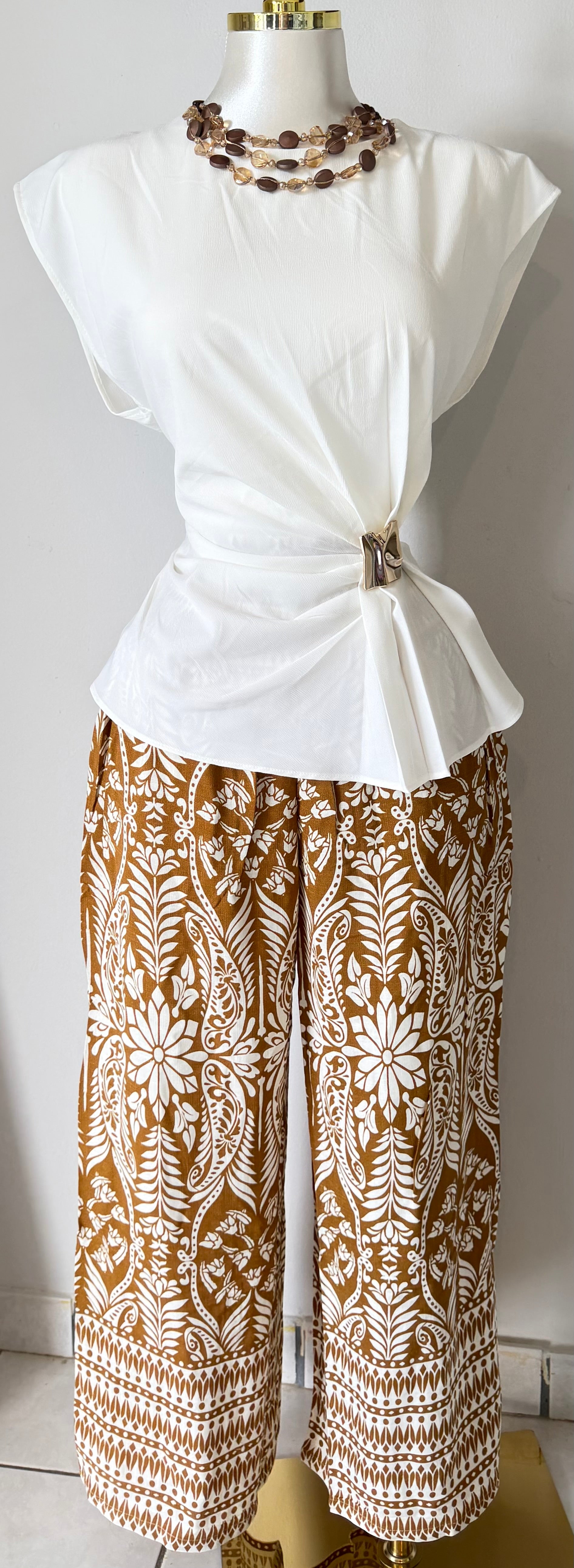 Pantalón palazzo encanto natural