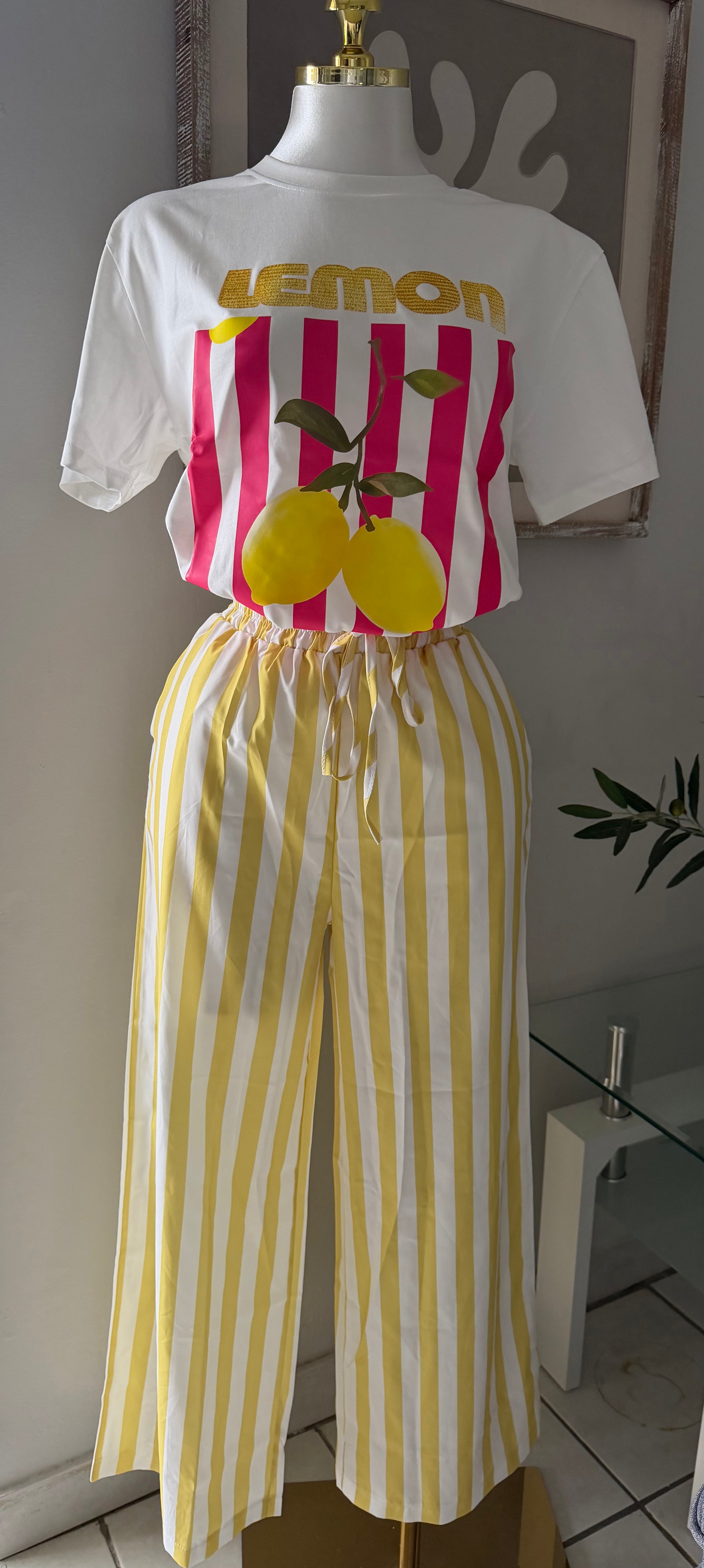 Pantalón rayas de colores