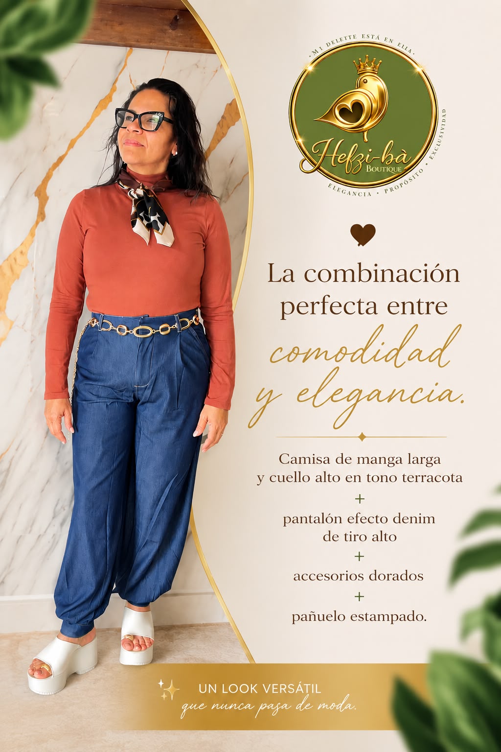 Pantalón índigo